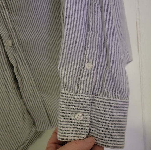 Frank & Eileen,Eileen Relaxed Button-Up Shirt, Size Large - Picture 8 of 10